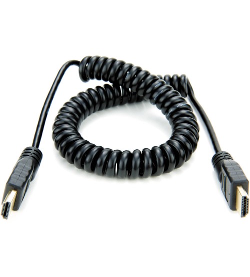 Atomos Full HDMI to Full HDMI Coiled Cable 50cm-65cm (ATOMCAB011) 